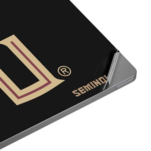 Florida State FSU Seminoles Black Universal Laptop 16in (13 x 9.4in) Skin